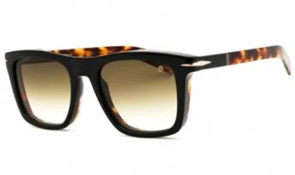 David Beckham DB 7000/S 0XWY 9K Sunglasses Black Havana Gold 51mm