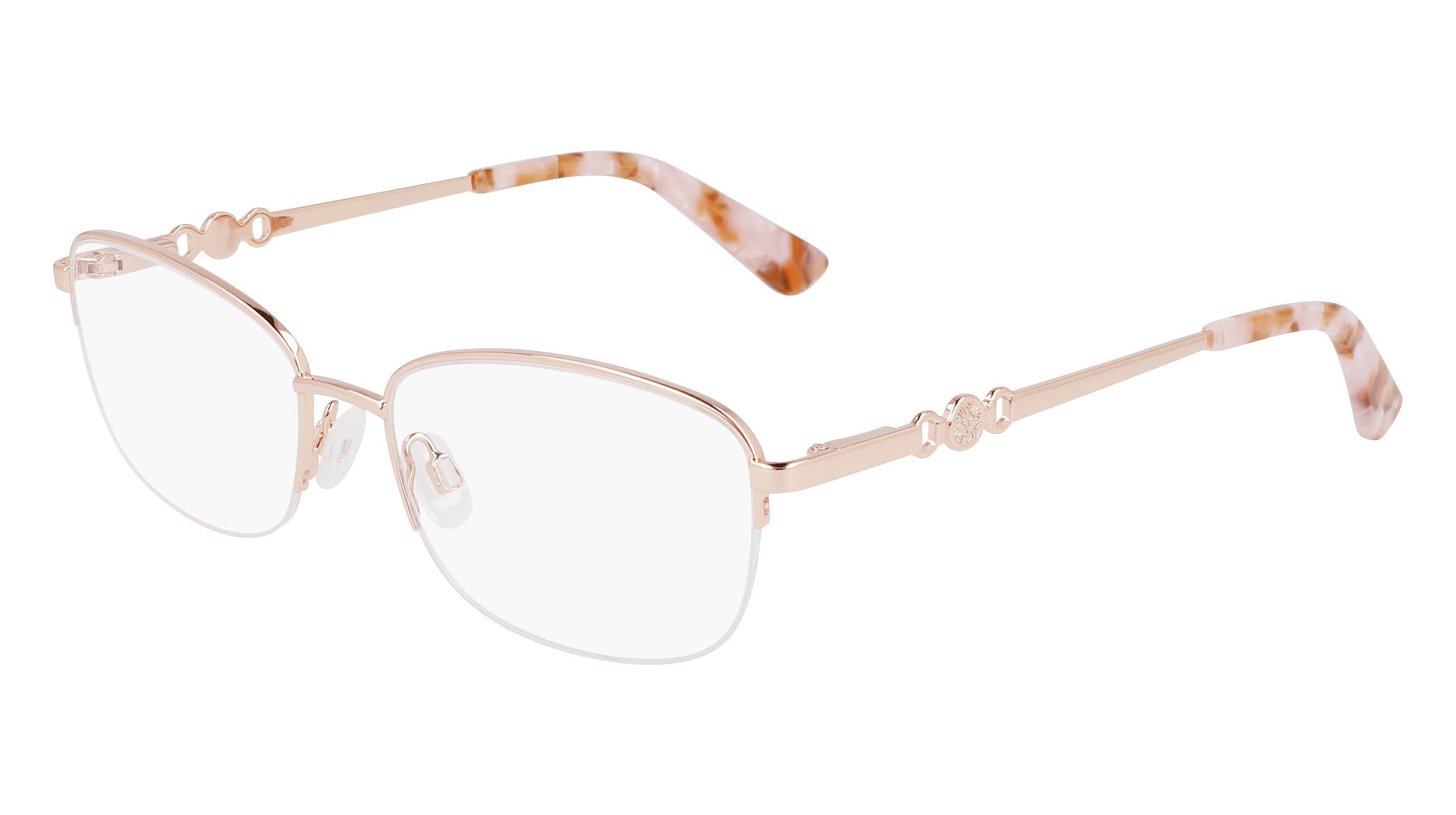 Anne Klein AK5111 770 Eyeglasses Rose Gold 51mm Women