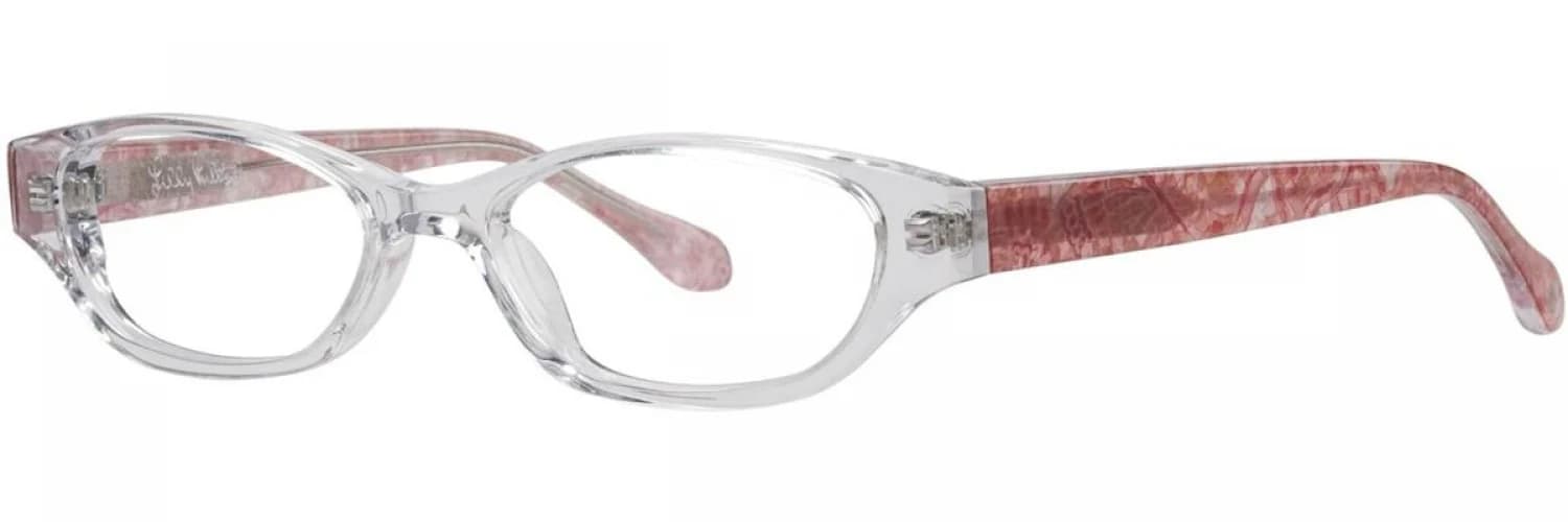 Lilly Pulitzer Winnie Eyeglasses Crystal 51mm Women
