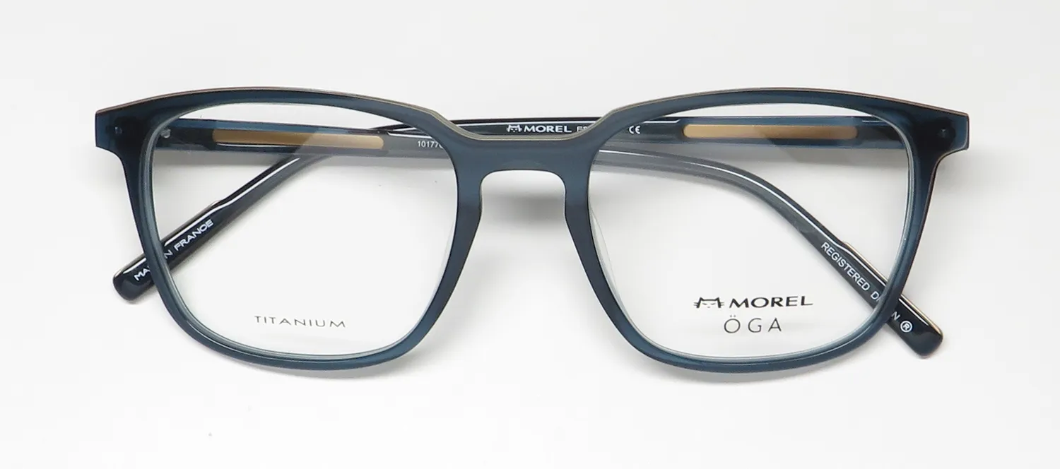 Morel Oga 10177o bd11 Eyeglasses Blue 55mm 2