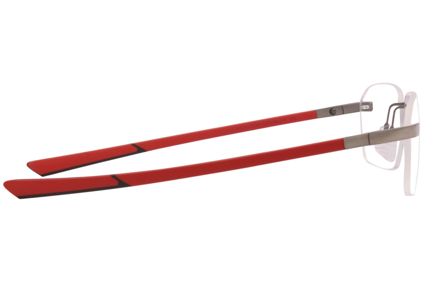 McLaren MLSUPO24 C03 Eyeglasses Brushed Pure/red 56mm Men 3