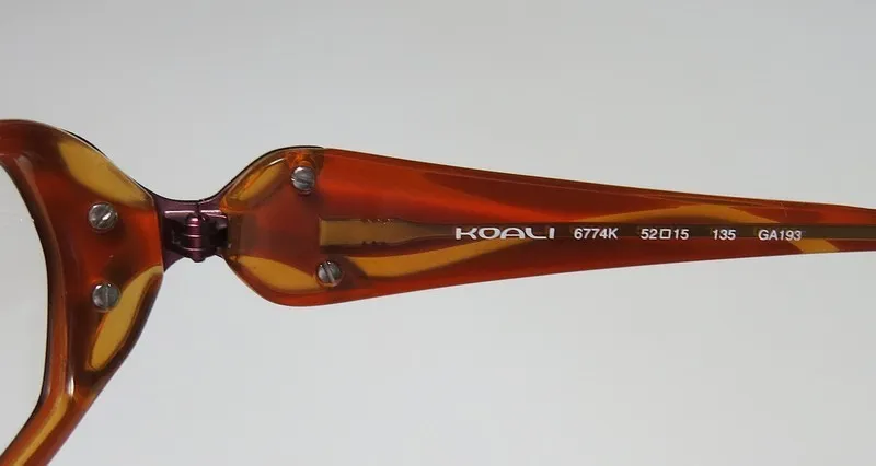 KOALI 6774k ga193 Eyeglasses Burgundy 52mm 7