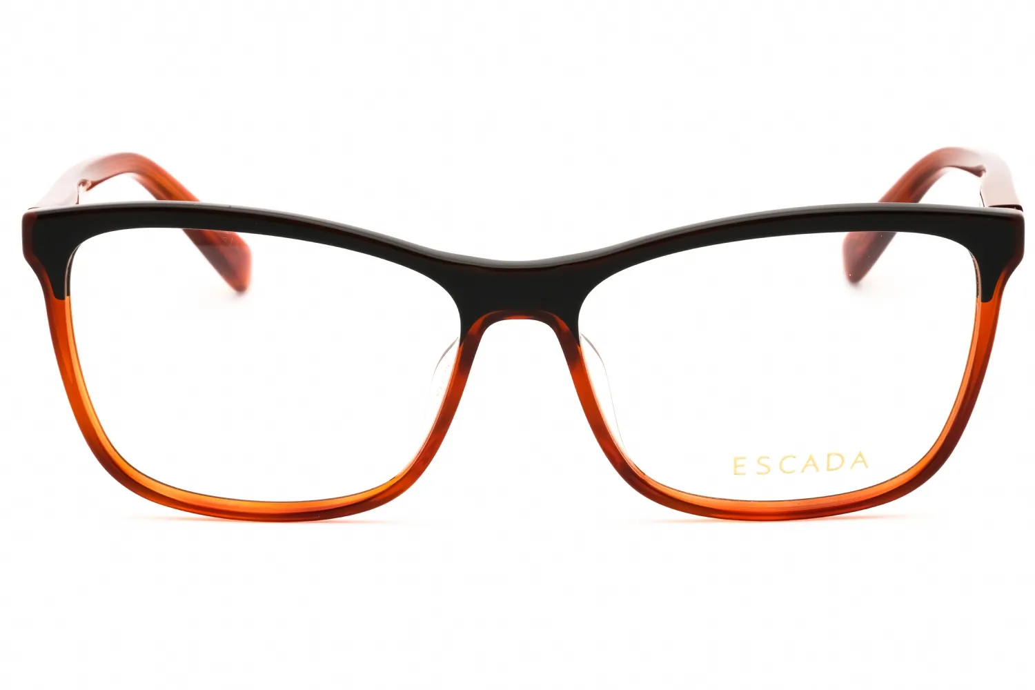 Escada VESA13 0802 Eyeglasses Yellow Havana 55mm Women 2