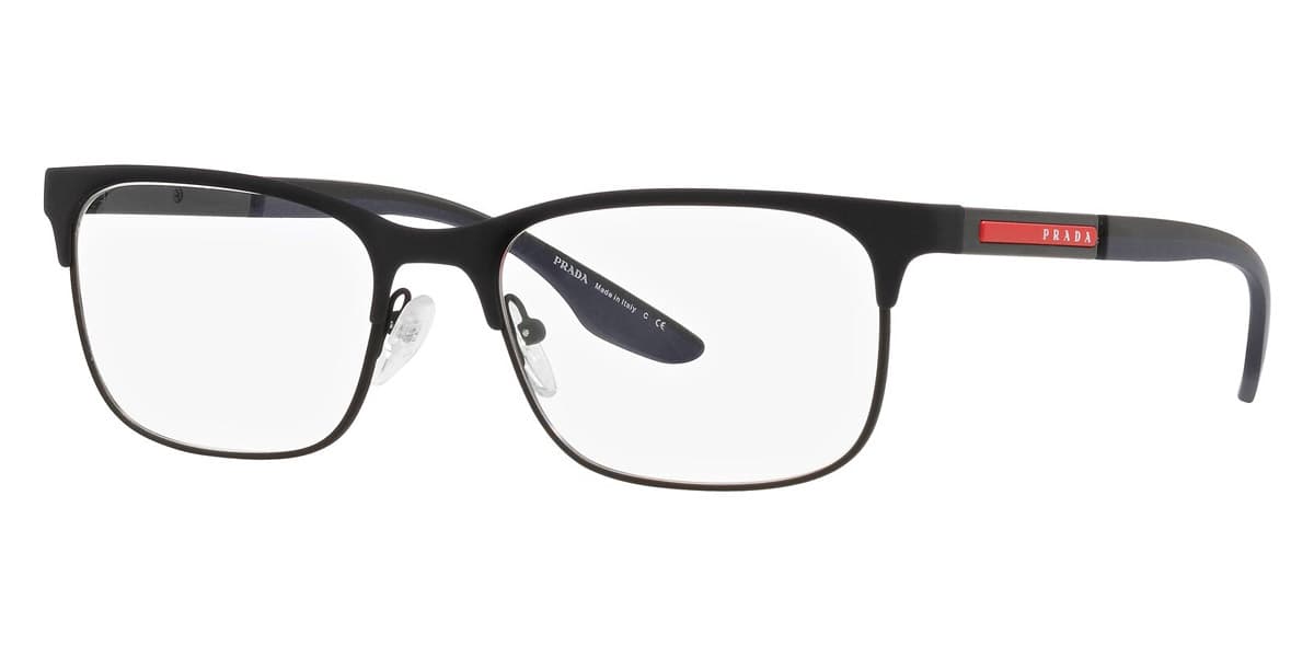Prada VPS52N 07P1O1 Eyeglasses Dark Blue 55mm Men