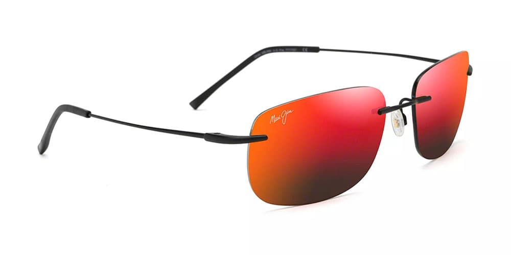Maui Jim Ohal MJ334 2M Sunglasses Matte Black 59.5mm Unisex 2