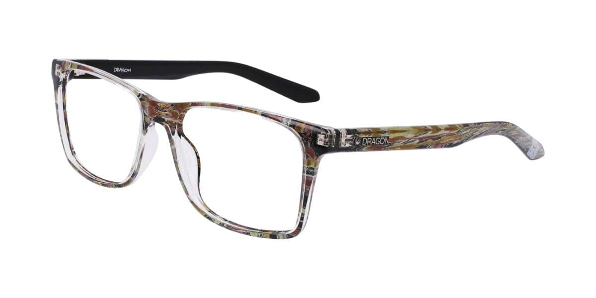 Dragon DR2032 318 Eyeglasses Pattern Olive Green 57mm Unisex