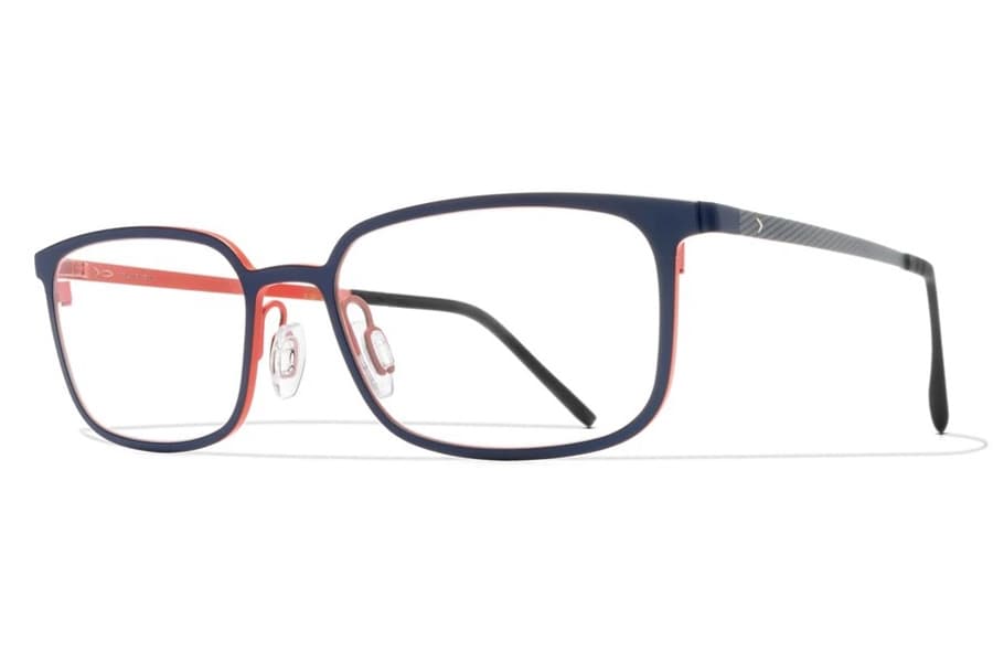 Blackfin BF900 Col. 1011 Eyeglasses Matte Navy Blue/red 55mm Unisex