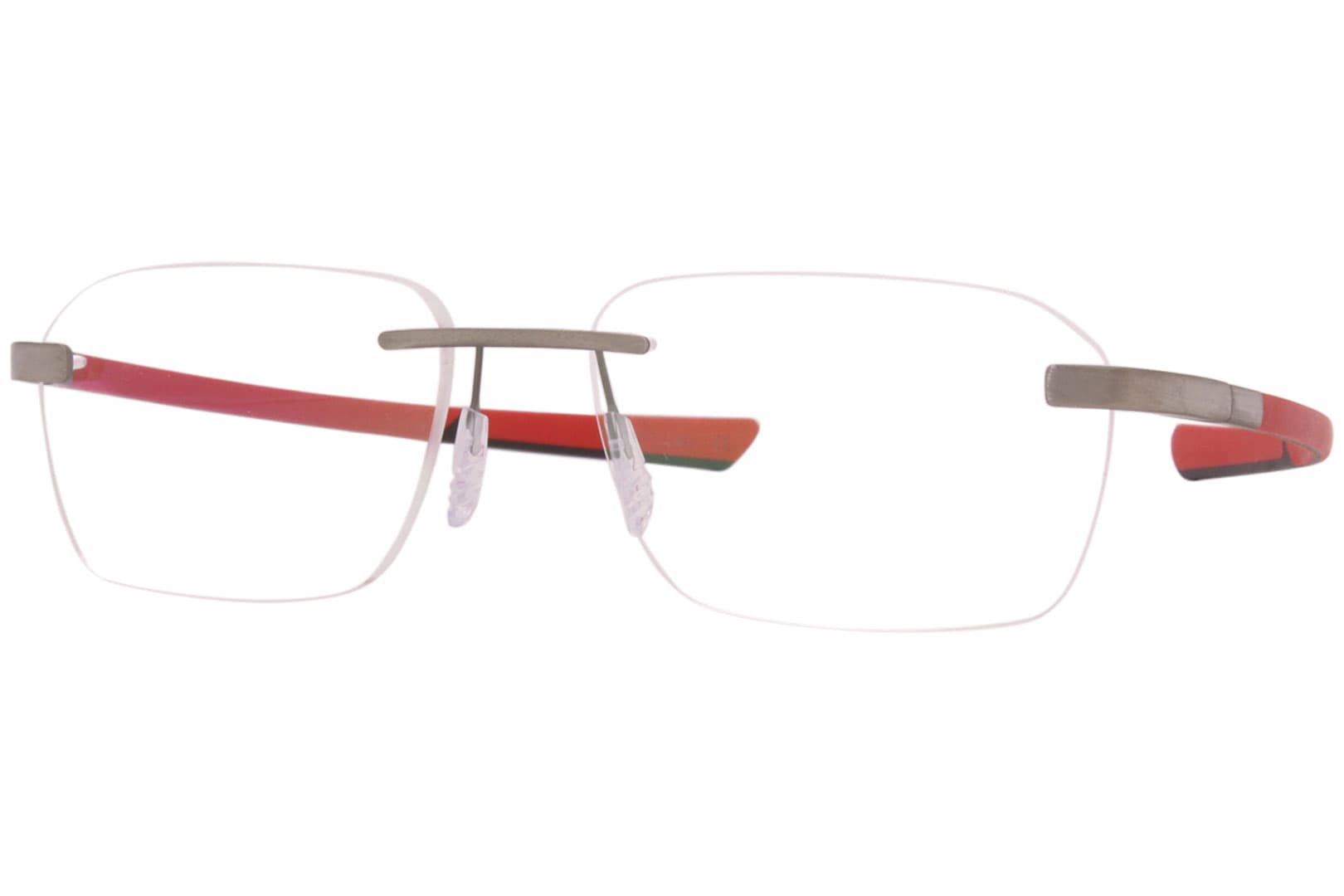 McLaren MLSUPO24 C03 Eyeglasses Brushed Pure/red 56mm Men