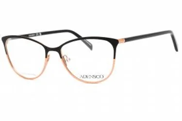 Adensco AD 240 02M2 00 Eyeglasses Blk Gold 51mm