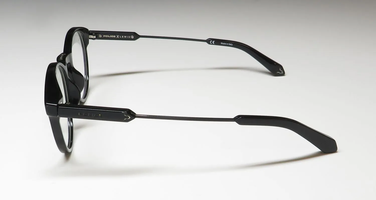 Police Lewis Hamilton 10 Spla31 Blue Light Technology 0700 Eyeglasses Black 50mm 4