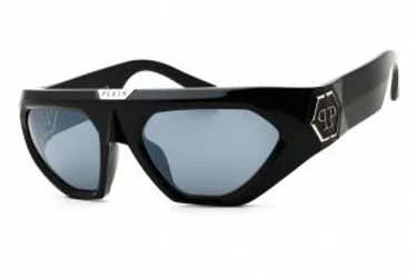 Philipp Plein SPP153 58Z42X Sunglasses Shiny Black 58mm