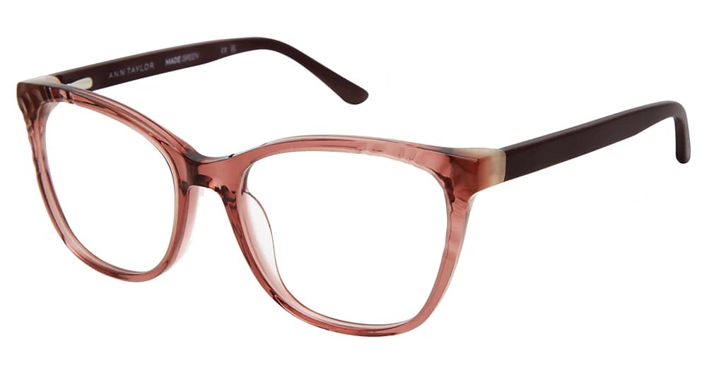 Ann Taylor TYAT347 C02 Eyeglasses Crystal Rose 52mm Women