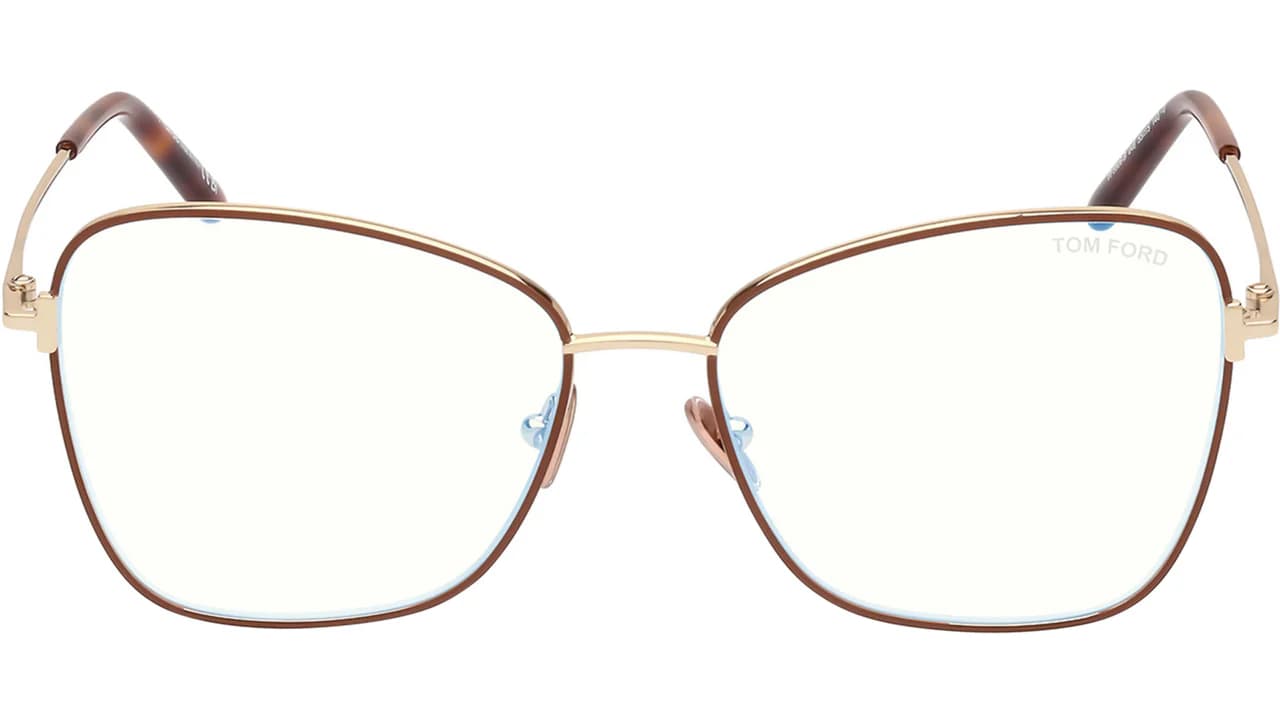 Tom Ford FT5906B 046 Eyeglasses Matte Light Brown 55mm Women 2
