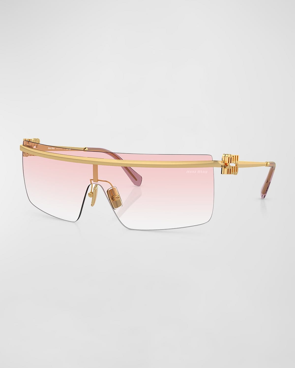 Miu Miu SMU50Z 5AK-80D Sunglasses Gold 130mm Women