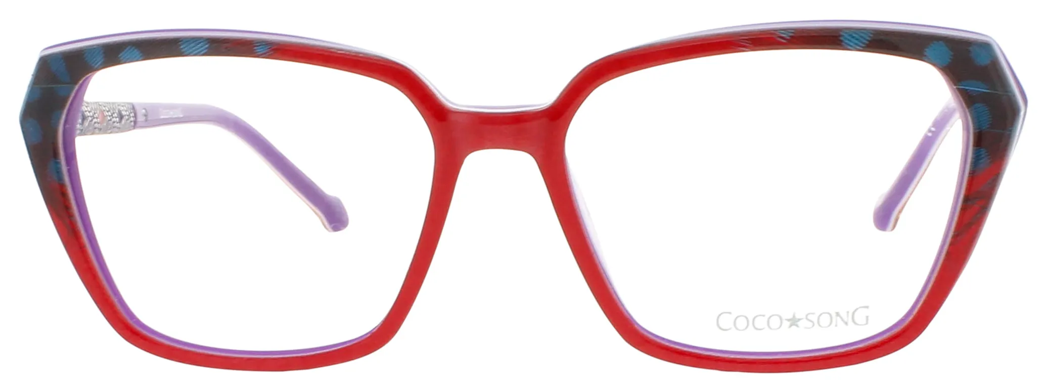 Coco Song HOPE VILLAGE C02 Eyeglasses Red 54mm Women 2