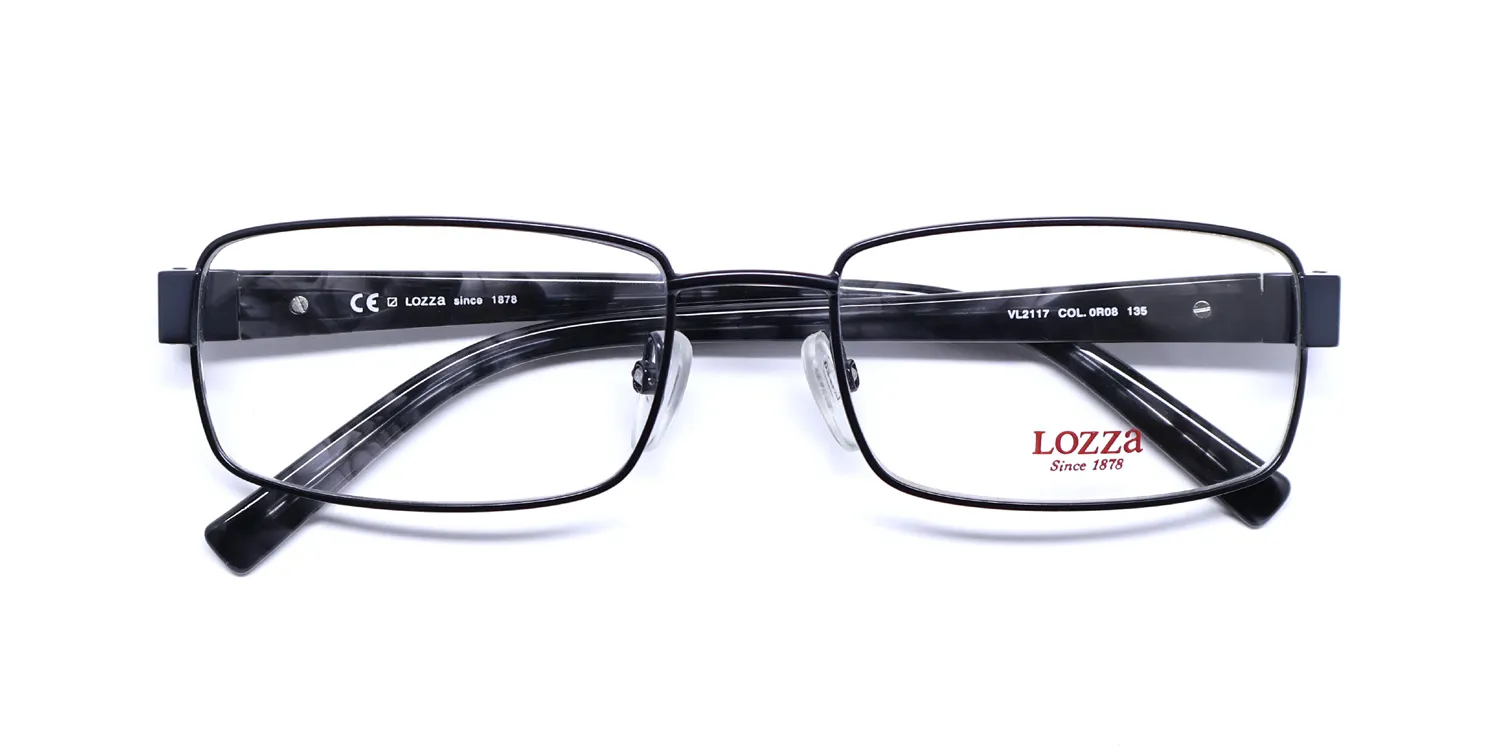 Lozza Vl2117 0r08 Eyeglasses Navy Blue 54mm 2