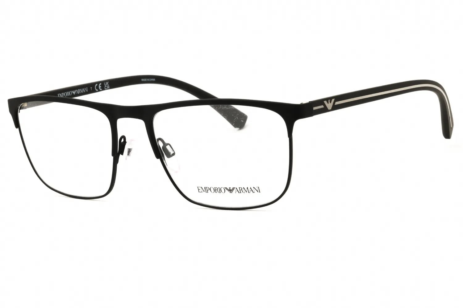 Emporio Armani 0EA1079 3094 Eyeglasses Rubber Black 55mm Men
