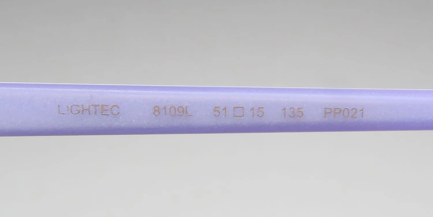 Lightec 8109l pp021 Eyeglasses Violet 51mm 7