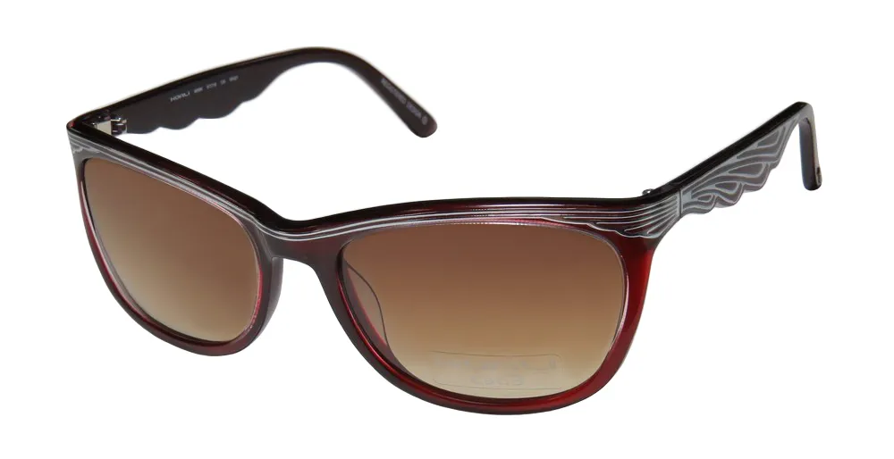 KOALI 6969k rr021 Sunglasses Burgundy 57mm