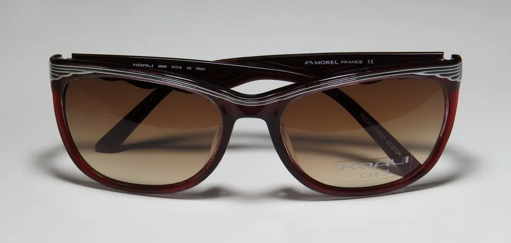 KOALI 6969k rr021 Sunglasses Burgundy 57mm 2
