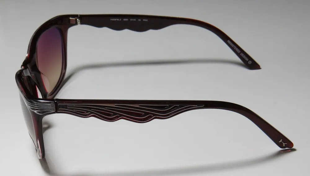 KOALI 6969k rr021 Sunglasses Burgundy 57mm 4