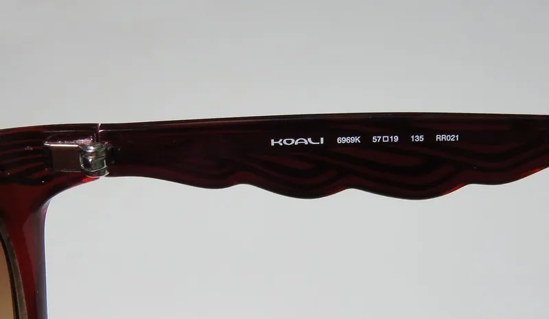 KOALI 6969k rr021 Sunglasses Burgundy 57mm 7