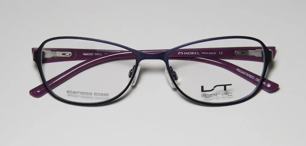 Lightec 6961l pp010 Eyeglasses Purple 52mm Unisex 2