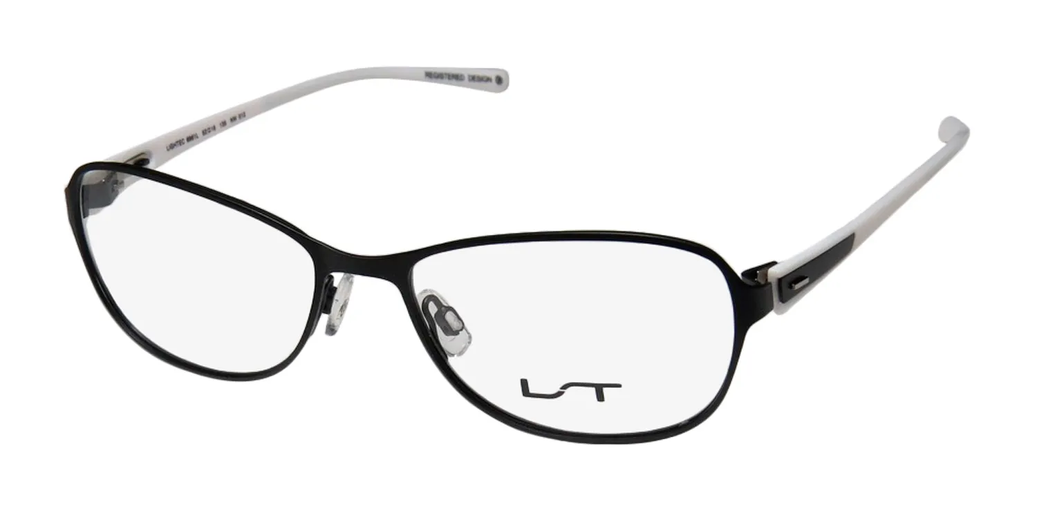 Lightec 6961l nw012 Eyeglasses Black 52mm Unisex