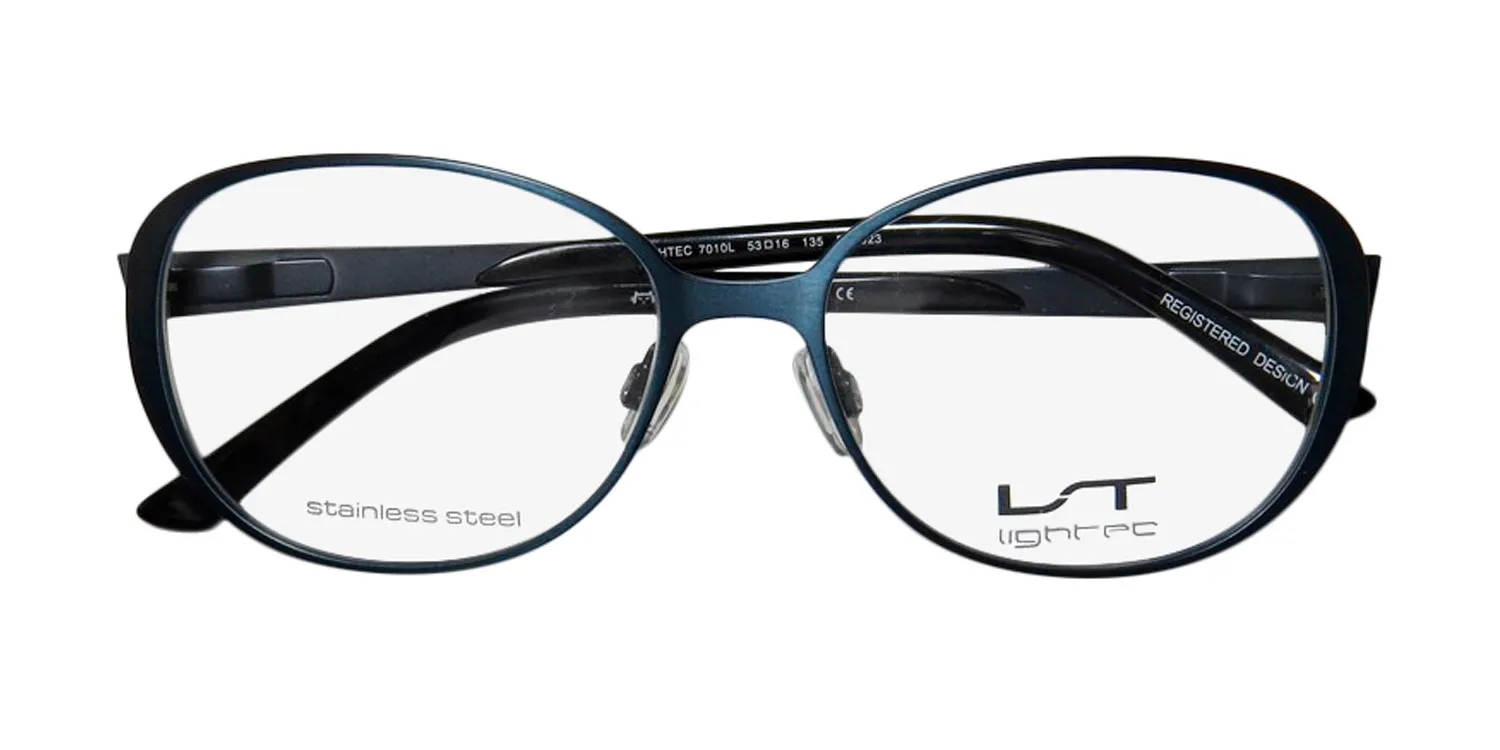 Lightec 7010l bn023 Eyeglasses Navy 53mm Unisex 2