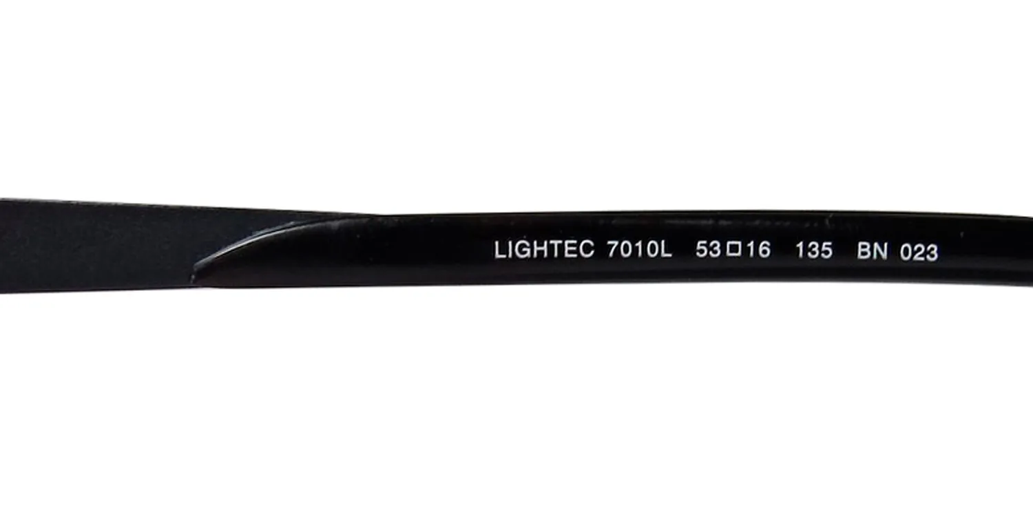 Lightec 7010l bn023 Eyeglasses Navy 53mm Unisex 7