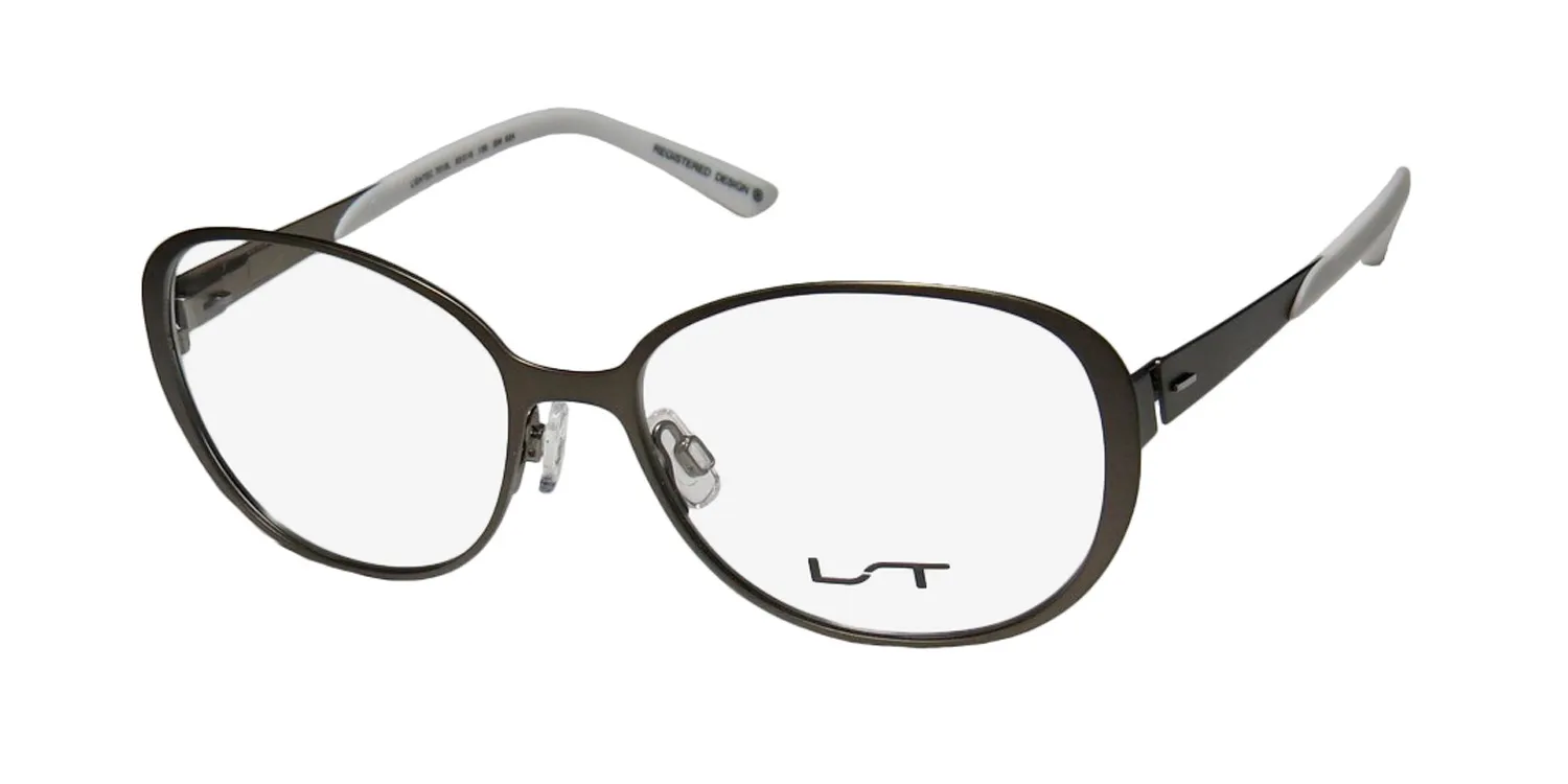 Lightec 7010l gw024 Eyeglasses Brushed Gunmetal 53mm Unisex