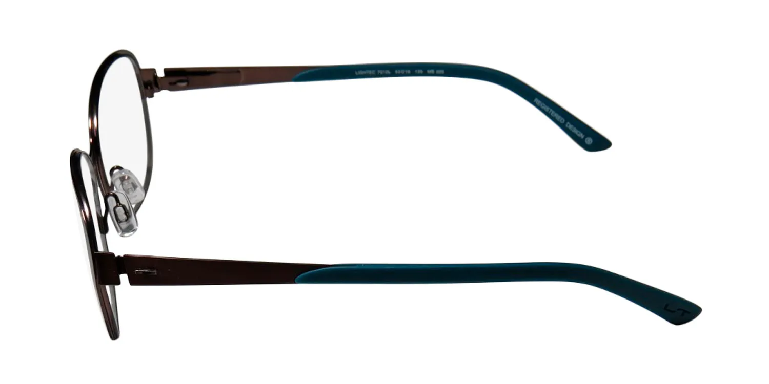 Morel Lightec 7010l mb025 Eyeglasses Brown 53mm Unisex 4