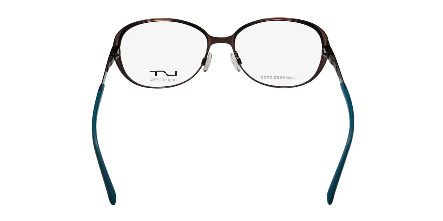 Morel Lightec 7010l mb025 Eyeglasses Brown 53mm Unisex 5