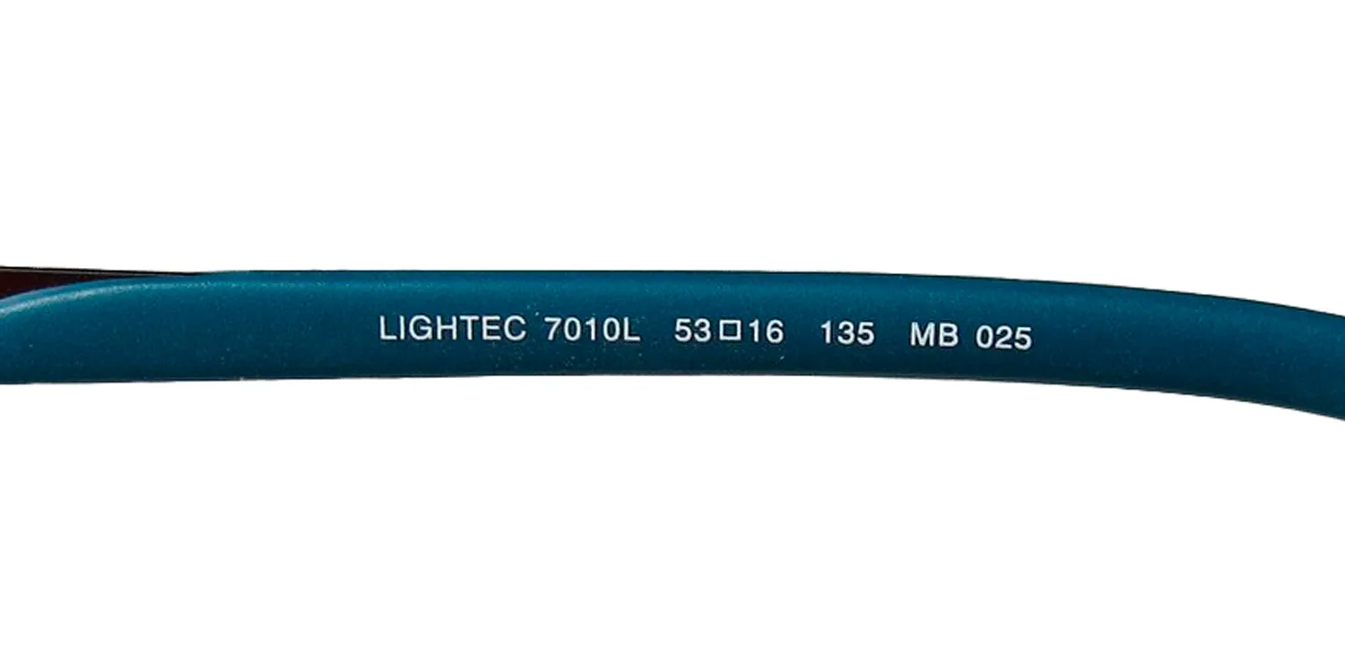 Morel Lightec 7010l mb025 Eyeglasses Brown 53mm Unisex 7