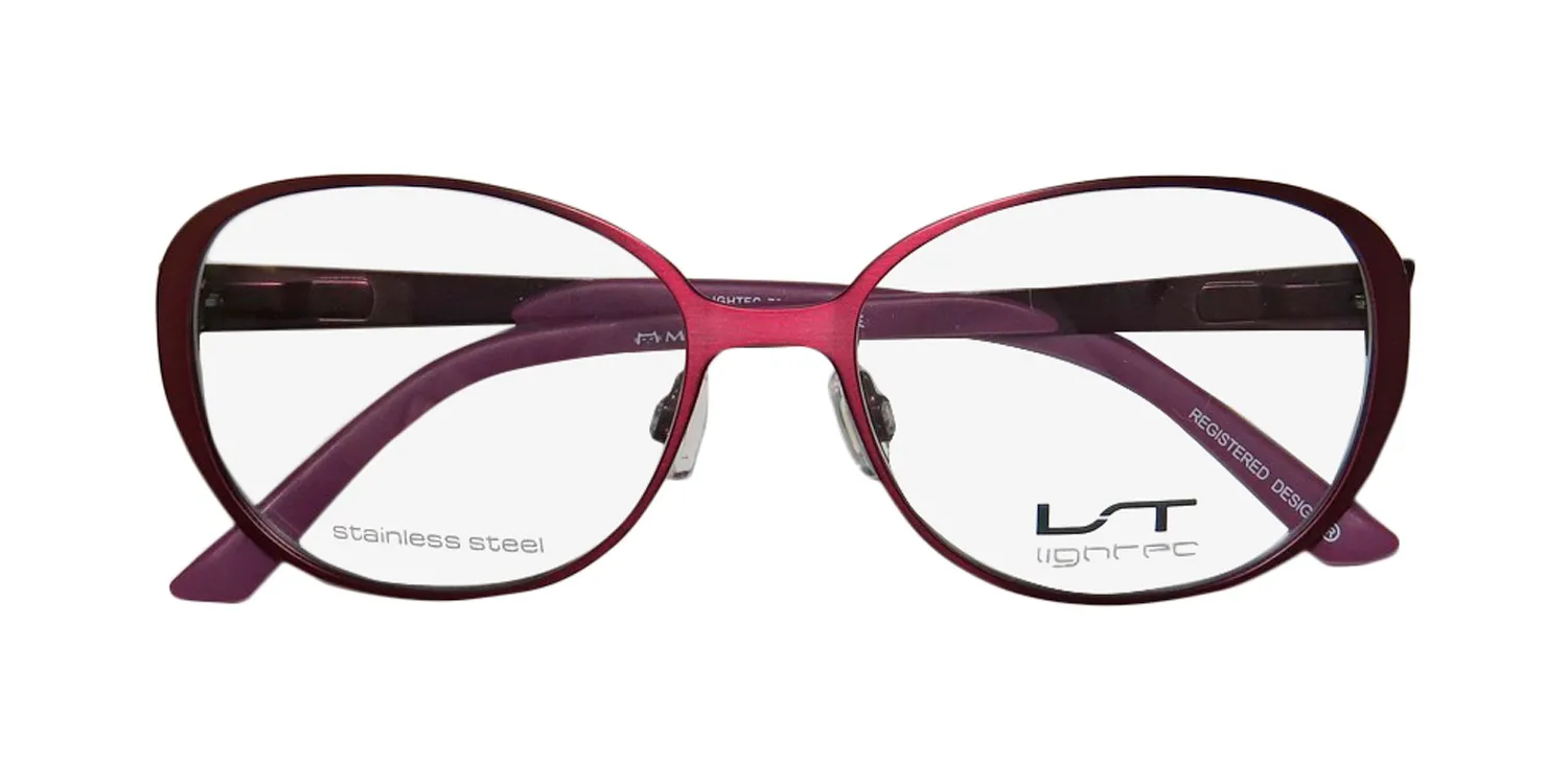 Morel Lightec 7010l pp026 Eyeglasses Plum 53mm Unisex 2