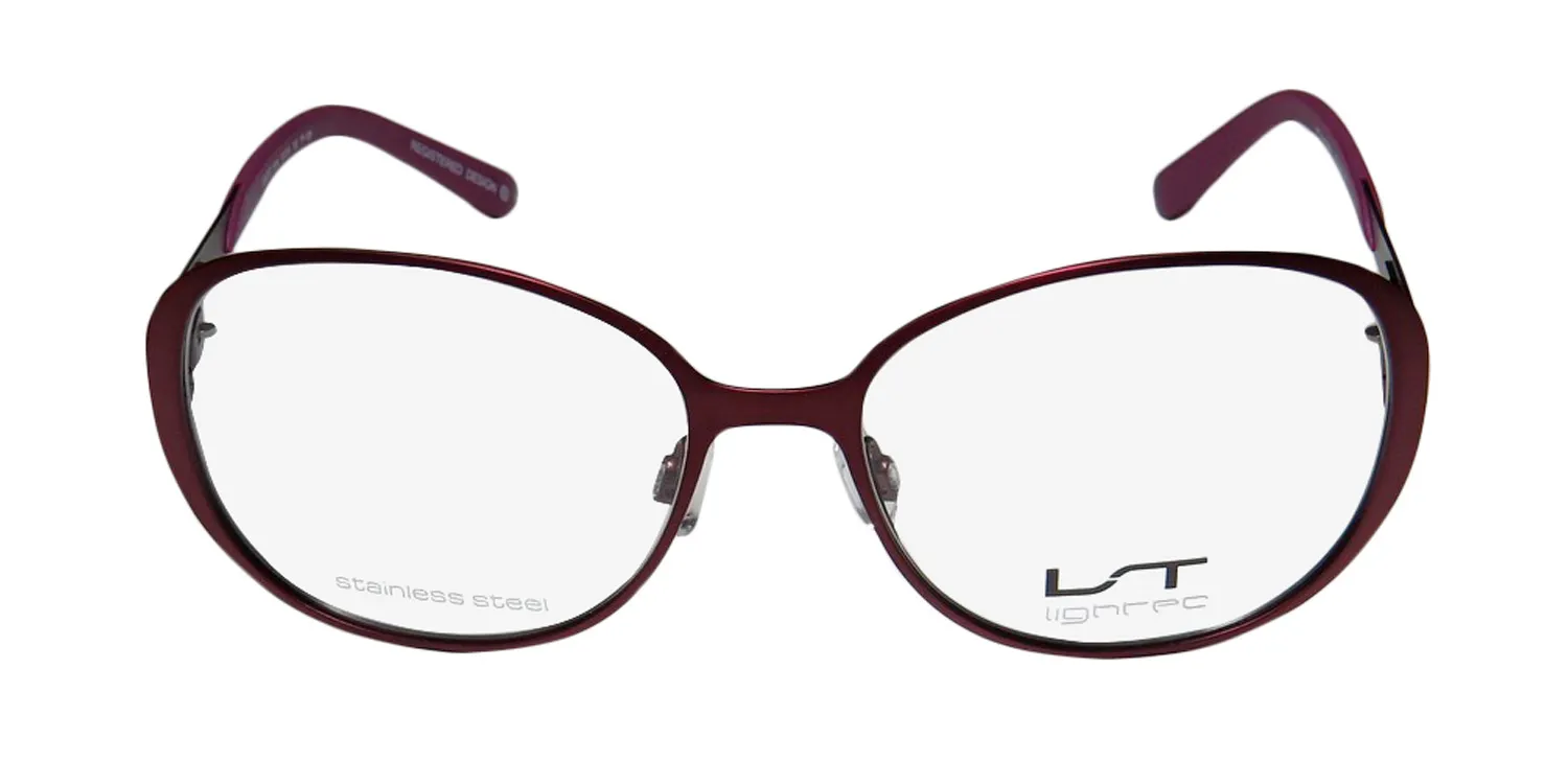 Morel Lightec 7010l pp026 Eyeglasses Plum 53mm Unisex 3