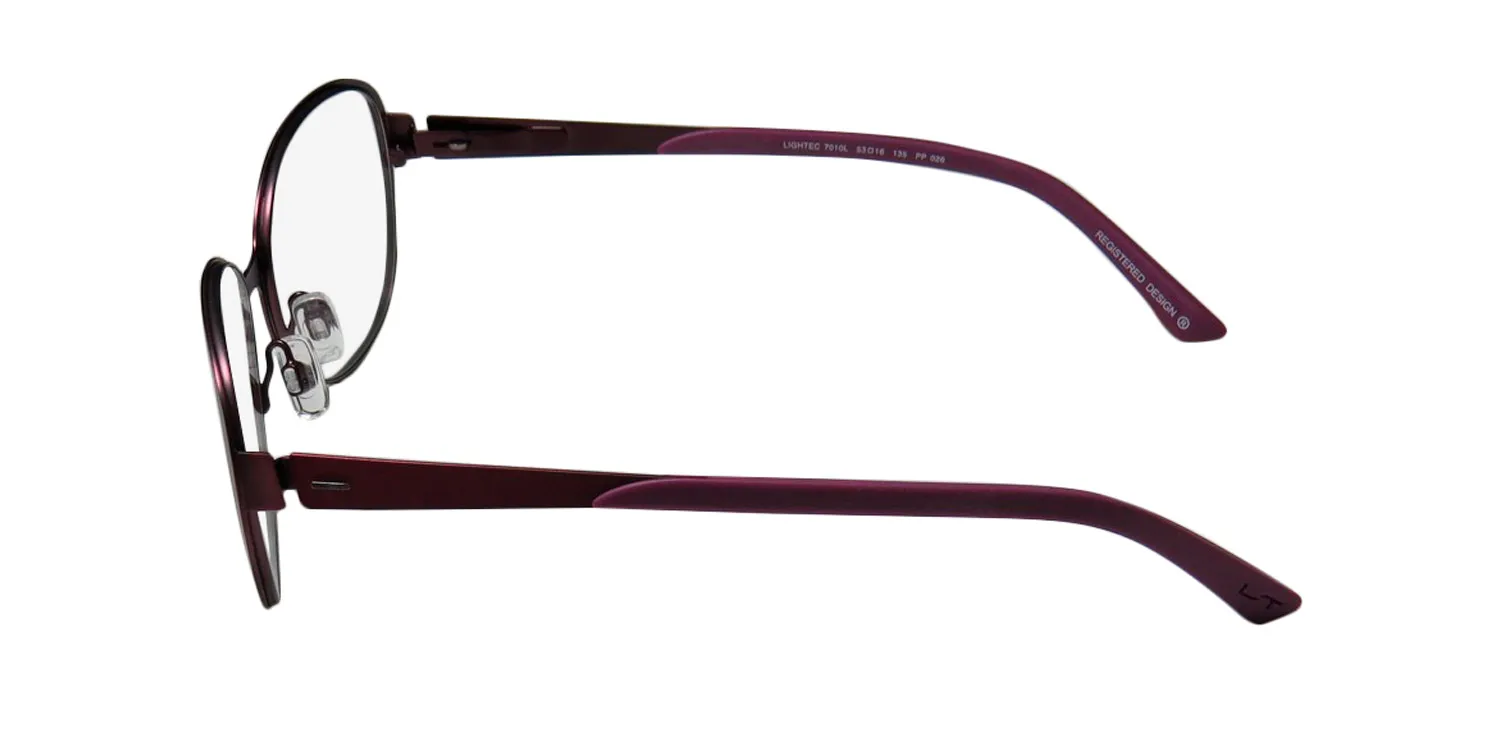 Morel Lightec 7010l pp026 Eyeglasses Plum 53mm Unisex 4