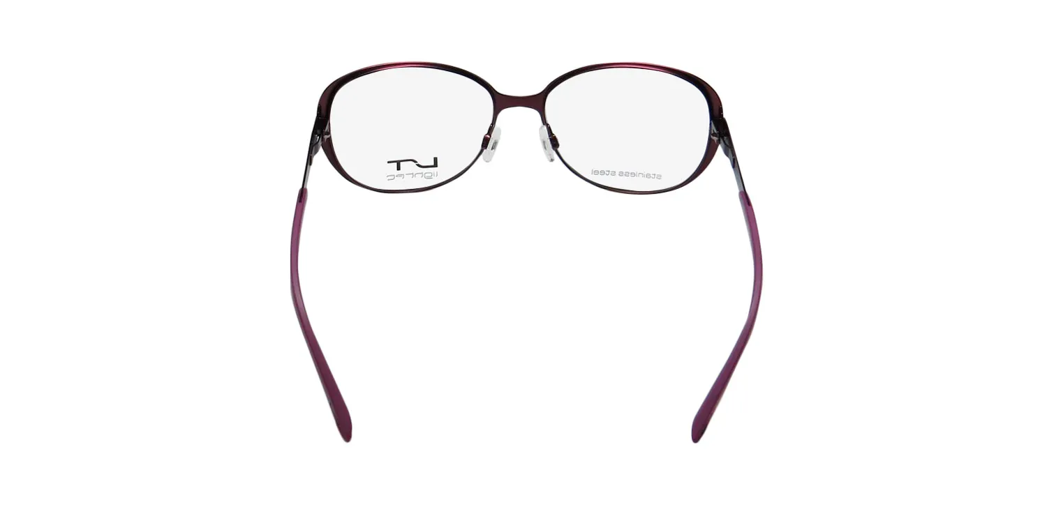 Morel Lightec 7010l pp026 Eyeglasses Plum 53mm Unisex 5