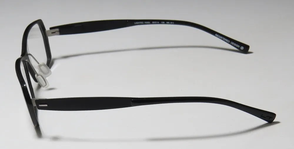Morel Lightec 7032l nn011 Eyeglasses Black 50mm Unisex 4