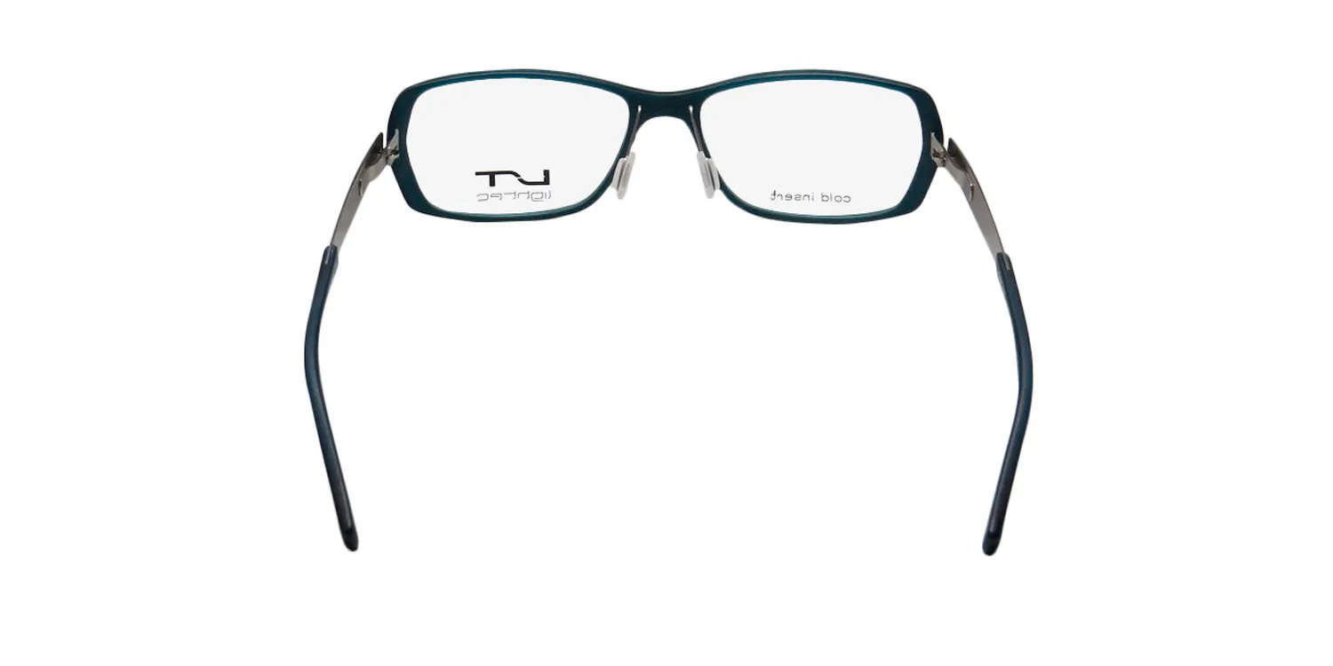 Lightec 7032l bg014 Eyeglasses Teal 50mm Unisex 5