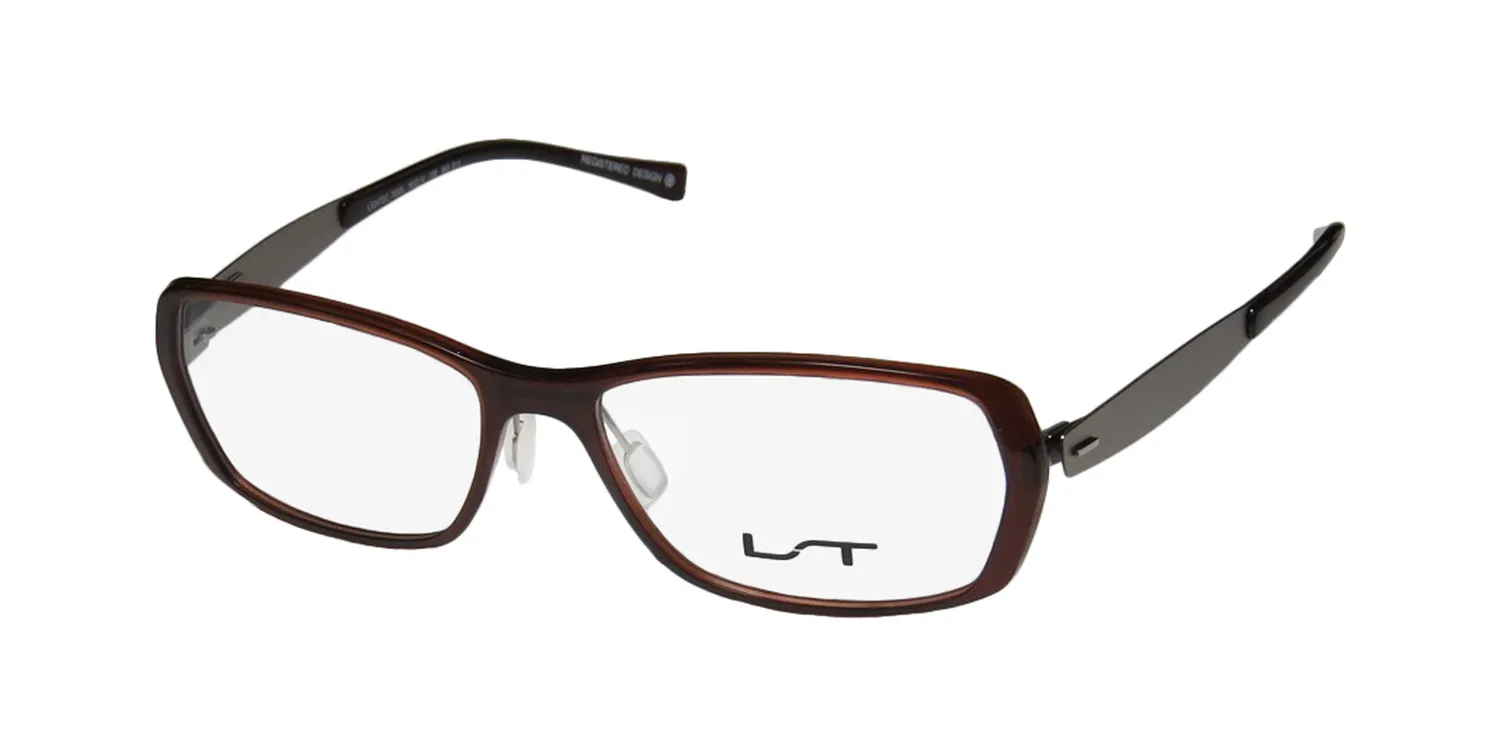 Lightec 7032l mg015 Eyeglasses Brown 50mm Unisex