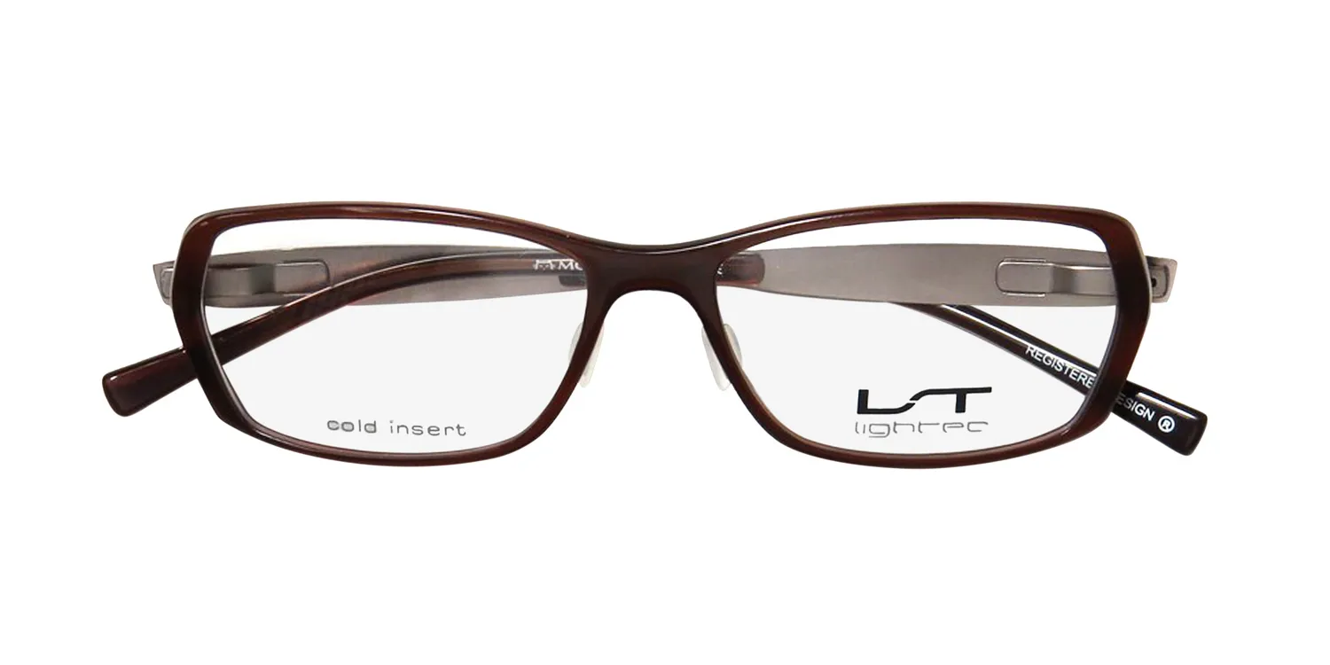 Lightec 7032l mg015 Eyeglasses Brown 50mm Unisex 2