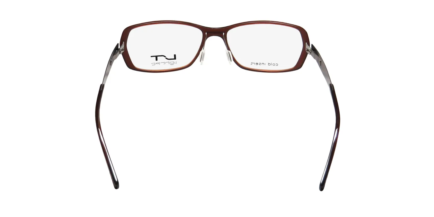 Lightec 7032l mg015 Eyeglasses Brown 50mm Unisex 5