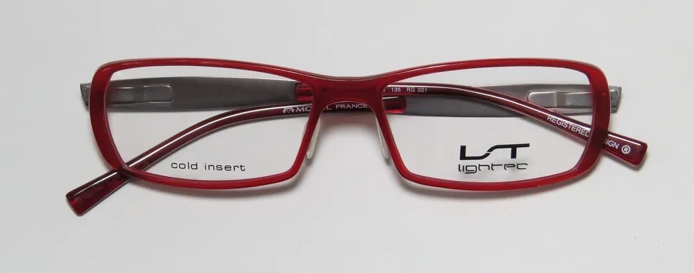 Morel Lightec 7033l rg021 Eyeglasses Red 51mm 2