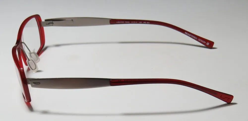 Morel Lightec 7033l rg021 Eyeglasses Red 51mm 4