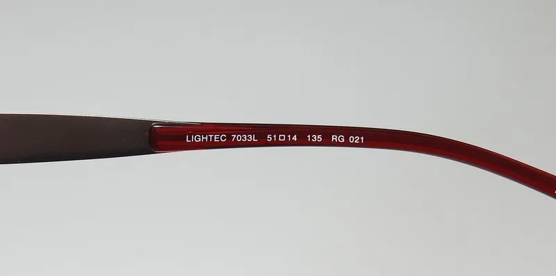 Morel Lightec 7033l rg021 Eyeglasses Red 51mm 7