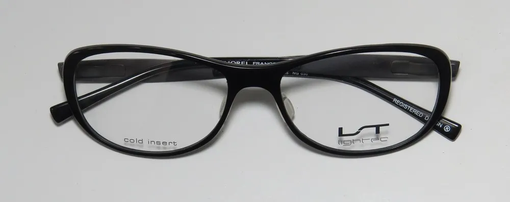 Lightec 7034l ng030 Eyeglasses Black 52mm Unisex 2