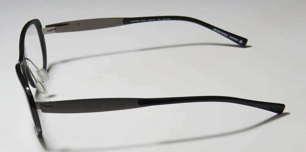 Lightec 7034l ng030 Eyeglasses Black 52mm Unisex 4