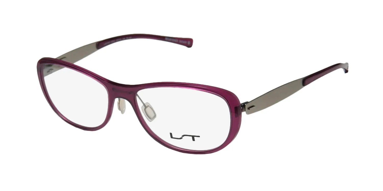 Lightec 7034l pg031 Eyeglasses Purple 52mm Unisex