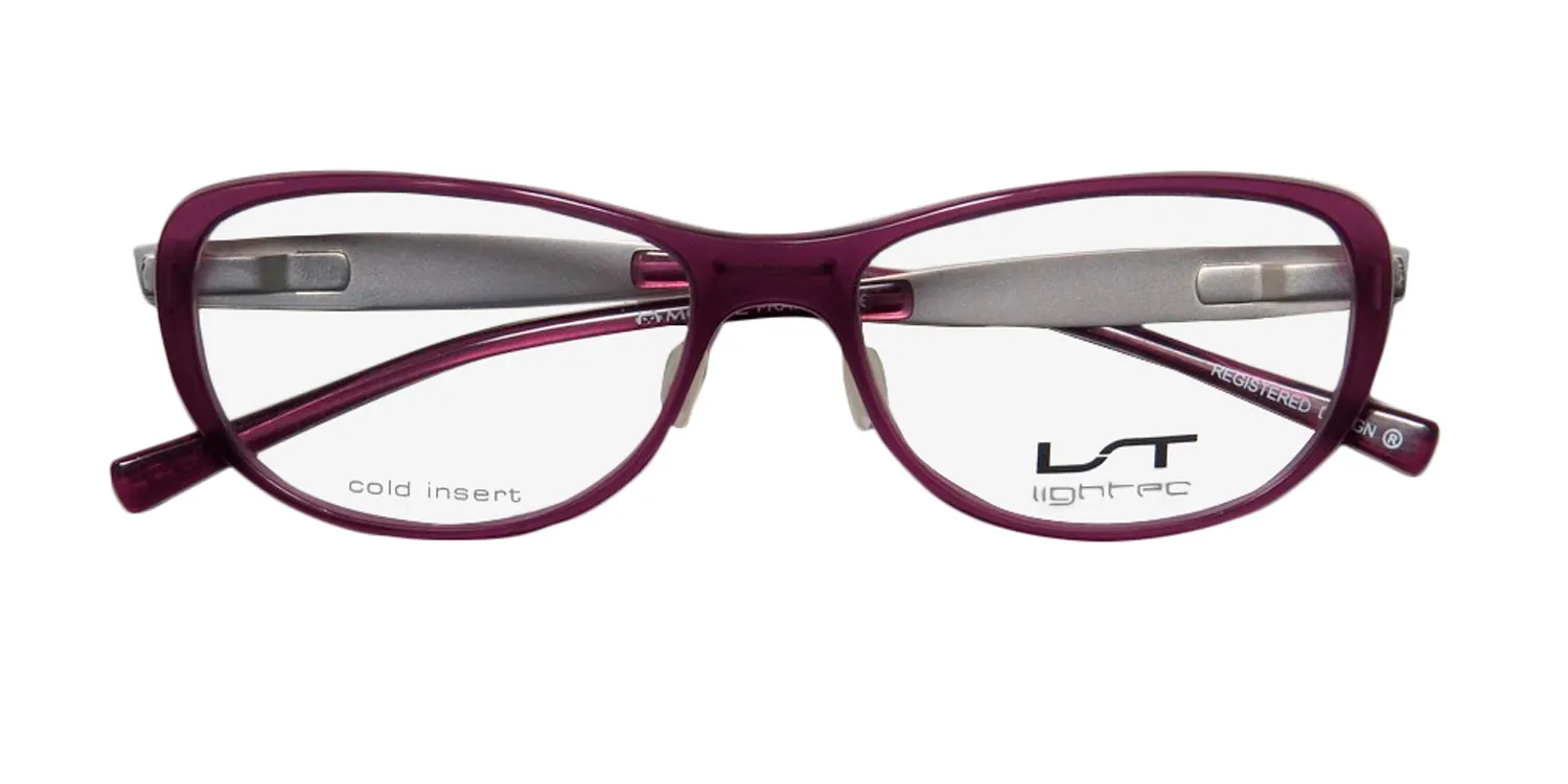 Lightec 7034l pg031 Eyeglasses Purple 52mm Unisex 2